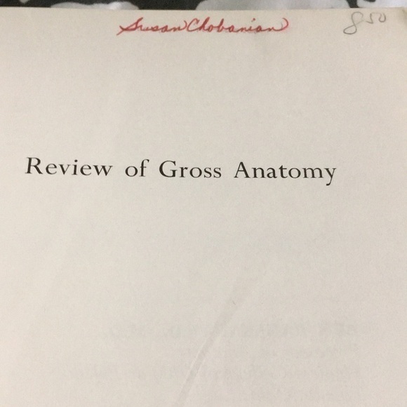 REVIEW of Gross Anatomy 2nd Edition 1969 Softcover - Picture 3 of 10